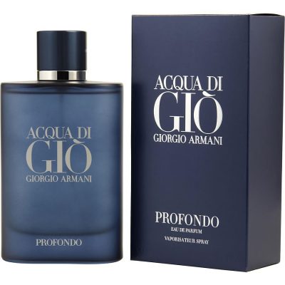 Eau De Parfum Spray 4.2 Oz - Acqua Di Gio Profondo By Giorgio Armani