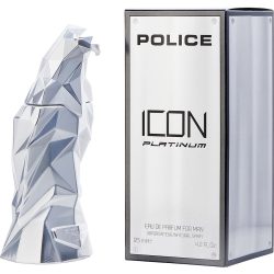 Eau De Parfum Spray 4.2 Oz - Police Icon Platinum By Police