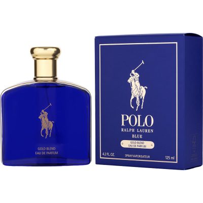Eau De Parfum Spray 4.2 Oz - Polo Blue Gold Blend By Ralph Lauren
