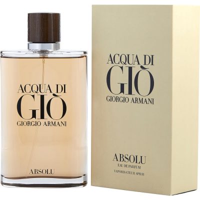 Eau De Parfum Spray 6.7 Oz - Acqua Di Gio Absolu By Giorgio Armani