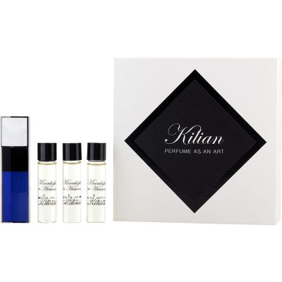 Eau De Parfum Spray Refillable 0.25 Oz & Eau De Parfum Refill 3 X 0.25 Oz - Kilian Moonlight In Heaven By Kilian