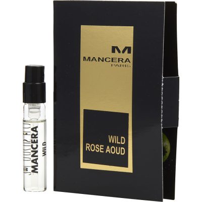 Eau De Parfum Spray Vial On Card - Mancera Wild Rose Aoud By Mancera