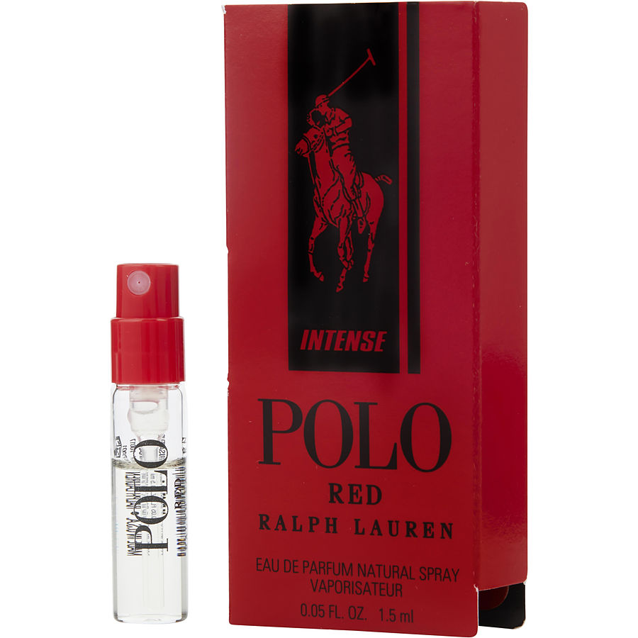 Eau De Parfum Spray Vial On Card - Polo Red Intense By Ralph Lauren Eau De Parfum Spray Vial On Card - Polo Red Intense By Ralph Lauren
