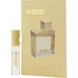 Eau De Parfum Spray Vial On Card - She Wood Golden Light Wood By Dsquared2