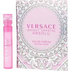 Eau De Parfum Spray Vial On Card - Versace Bright Crystal Absolu By Gianni Versace
