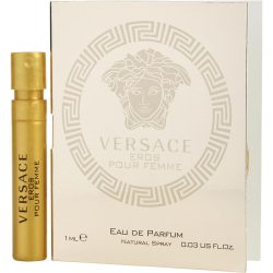 Eau De Parfum Spray Vial On Card - Versace Eros Pour Femme By Gianni Versace