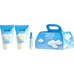 Edt 0.05 Oz Mini & Body Lotion 0.8 Oz & Bath And Shower Gel 0.8 Oz - Cheap & Chic Light Clouds By Moschino