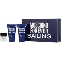 Edt 0.12 Oz Mini & Afterhave Balm 0.8 Oz & Shower Gel 0.8 Oz - Moschino Forever Sailing By Moschino