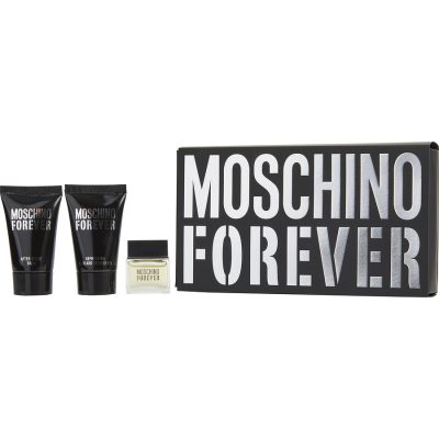 Edt 0.12 Oz Mini & Aftershave Balm 0.8 Oz & Shower Gel 0.8 Oz - Moschino Forever By Moschino