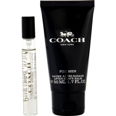 Edt Spray 0.25 Oz & Aftershave Balm 1.7 Oz - Coach For Men By Coach