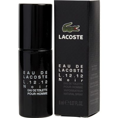 Edt Spray 0.27 Oz Mini - Lacoste Eau De Lacoste L.12.12 Noir By Lacoste