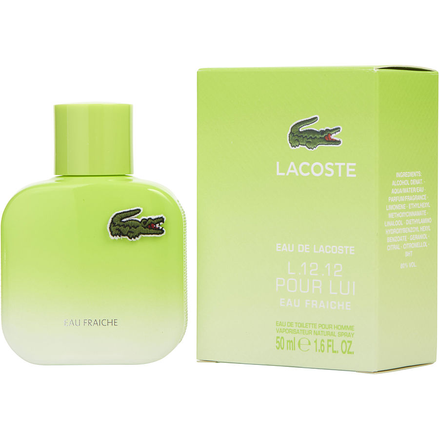 Edt Spray 1.6 Oz - Lacoste Eau De Lacoste L.12.12 Eau Fraiche By Lacoste Edt Spray 1.6 Oz - Lacoste Eau De Lacoste L.12.12 Eau Fraiche By Lacoste