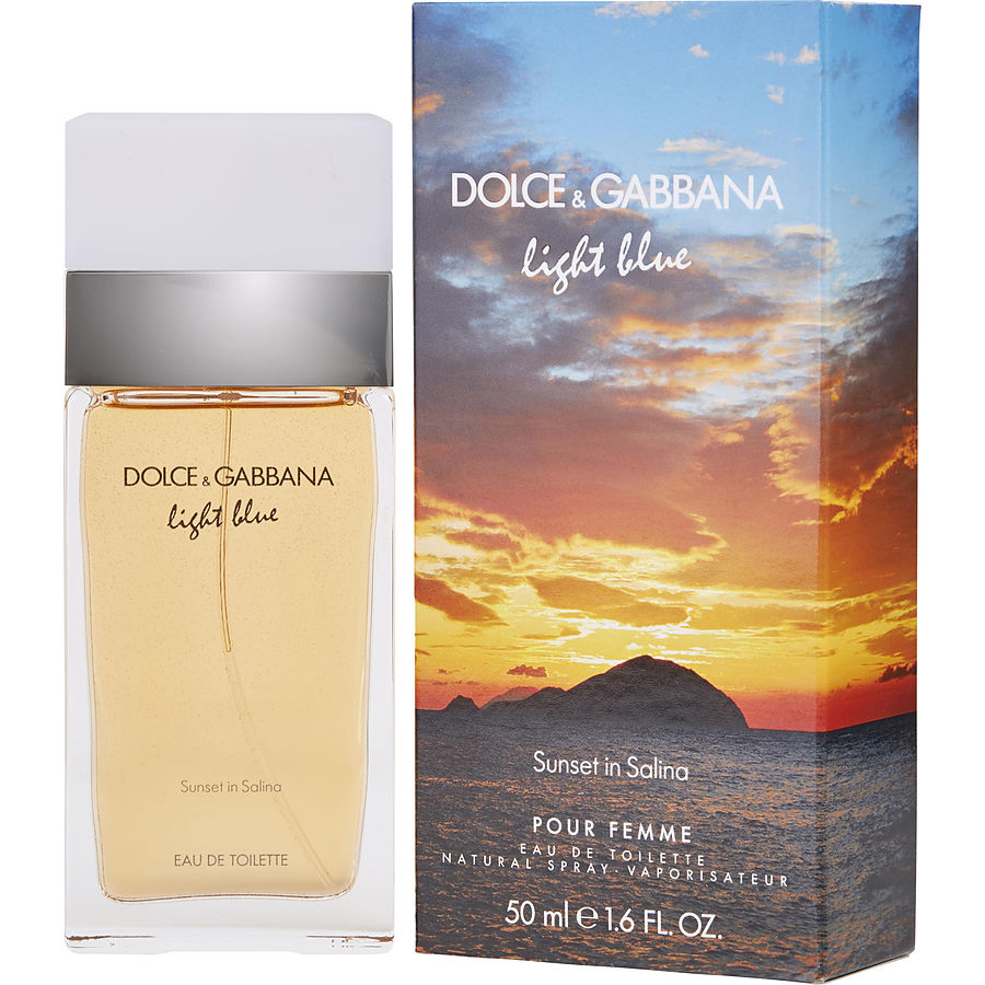 Edt Spray 1.6 Oz (Limited Edition) - D & G Light Blue Sunset In Salina By Dolce & Gabbana Edt Spray 1.6 Oz (Limited Edition) - D & G Light Blue Sunset In Salina By Dolce & Gabbana