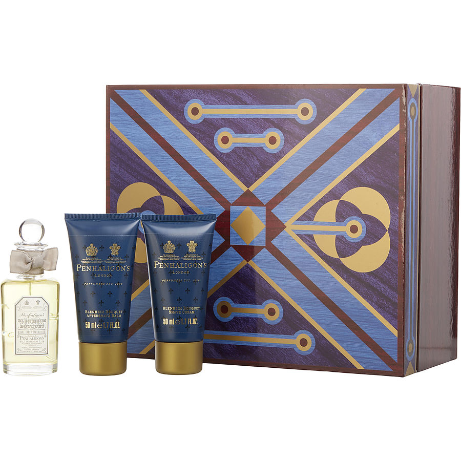 Edt Spray 1.7 Oz & Aftershave Balm 1.7 Oz & Shaving Cream 1.7 Oz - Penhaligon'S Blenheim Bouquet By Penhaligon'S Edt Spray 1.7 Oz & Aftershave Balm 1.7 Oz & Shaving Cream 1.7 Oz - Penhaligon'S Blenheim Bouquet By Penhaligon'S