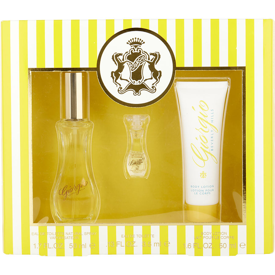 Edt Spray 1.7 Oz & Body Lotion 1.6 Oz & Edt 0.13 Oz Mini - Giorgio By Giorgio Beverly Hills Edt Spray 1.7 Oz & Body Lotion 1.6 Oz & Edt 0.13 Oz Mini - Giorgio By Giorgio Beverly Hills