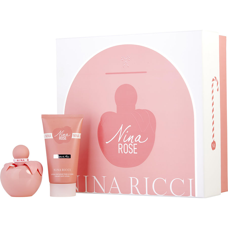 Edt Spray 1.7 Oz & Body Lotion 2.5 Oz - Nina Rose By Nina Ricci Edt Spray 1.7 Oz & Body Lotion 2.5 Oz - Nina Rose By Nina Ricci