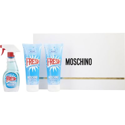 Edt Spray 1.7 Oz  & Body Lotion 3.4 Oz & Shower Gel 3.4 Oz - Moschino Fresh Couture By Moschino