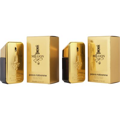 Edt Spray 1.7 Oz (Duo Pack) - Paco Rabanne 1 Million By Paco Rabanne