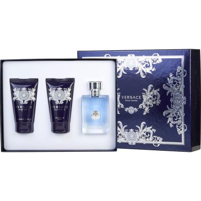 Edt Spray 1.7 Oz & Hair & Body Shampoo 1.7 Oz & Aftershave Balm 1.7 Oz - Versace Signature By Gianni Versace