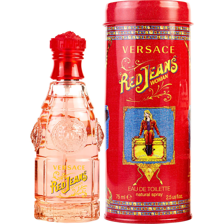 Edt Spray 2.5 Oz (New Packaging) - Red Jeans By Gianni Versace Edt Spray 2.5 Oz (New Packaging) - Red Jeans By Gianni Versace