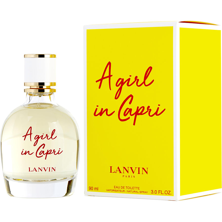 Edt Spray 3 Oz - A Girl In Capri By Lanvin Edt Spray 3 Oz - A Girl In Capri By Lanvin