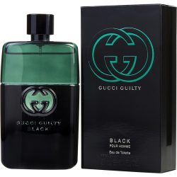 Edt Spray 3 Oz - Gucci Guilty Black Pour Homme By Gucci
