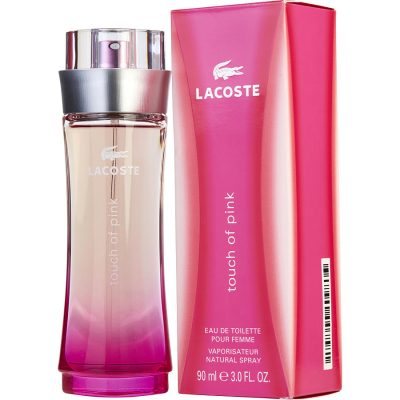 Edt Spray 3 Oz - Touch Of Pink By Lacoste