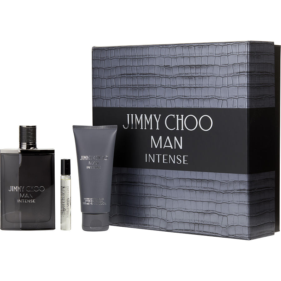 Edt Spray 3.3 Oz & Aftershave Balm 3.3 Oz & Edt Spray 0.25 Oz Mini - Jimmy Choo Intense By Jimmy Choo Edt Spray 3.3 Oz & Aftershave Balm 3.3 Oz & Edt Spray 0.25 Oz Mini - Jimmy Choo Intense By Jimmy Choo