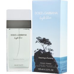 Edt Spray 3.3 Oz - D & G Light Blue Dreaming In Portofino By Dolce & Gabbana