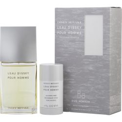 Edt Spray 3.3 Oz & Deodorant Stick Alcohol Free 2.6 Oz - L'Eau D'Issey Pour Homme Fraiche By Issey Miyake