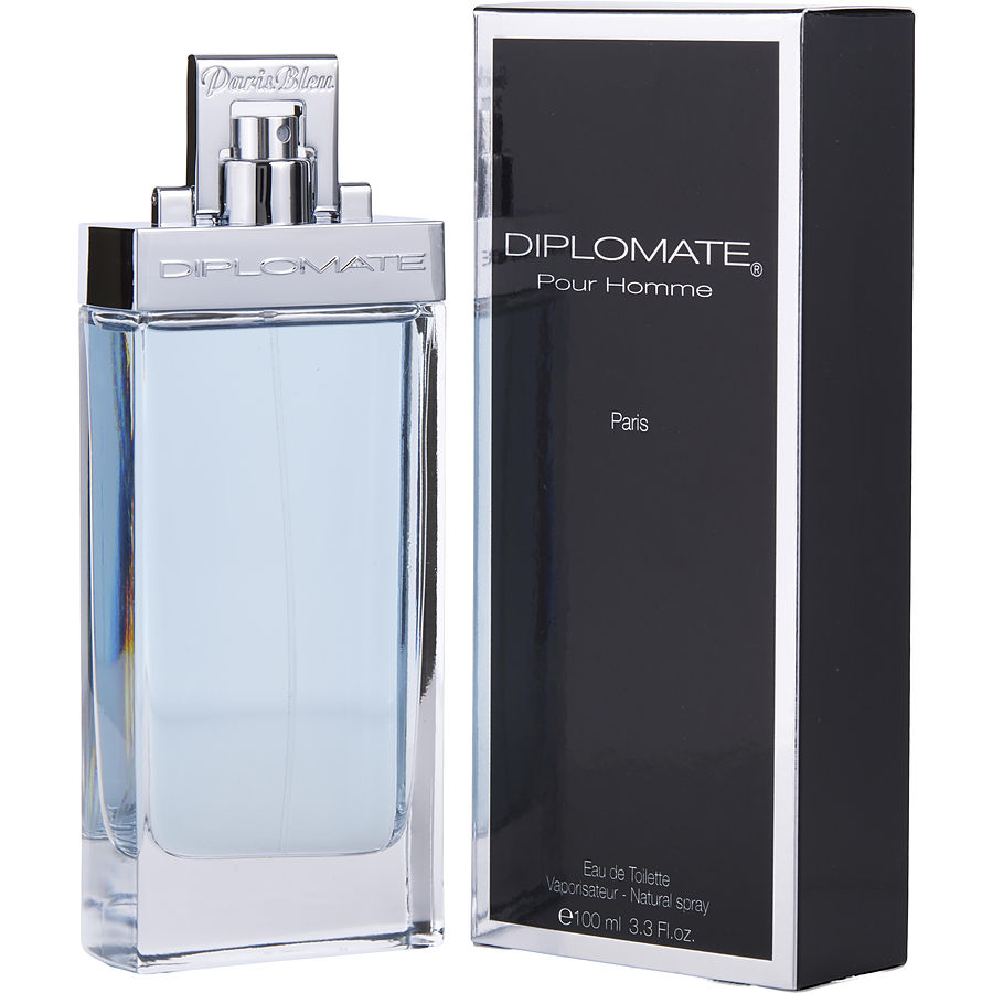 Edt Spray 3.3 Oz - Diplomate Pour Homme By Paris Bleu Edt Spray 3.3 Oz - Diplomate Pour Homme By Paris Bleu