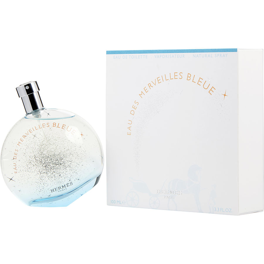Edt Spray 3.3 Oz - Eau Des Merveilles Bleue By Hermes Edt Spray 3.3 Oz - Eau Des Merveilles Bleue By Hermes