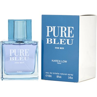 Edt Spray 3.3 Oz - Karen Low Pure Bleu By Karen Low