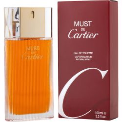Edt Spray 3.3 Oz (New Packaging) - Must De Cartier By Cartier