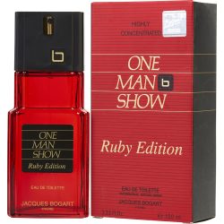 Edt Spray 3.3 Oz - One Man Show Ruby By Jacques Bogart