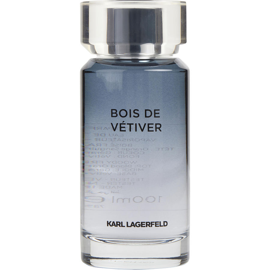 Edt Spray 3.3 Oz *Tester - Karl Lagerfeld Bois De Vetiver By Karl Lagerfeld Edt Spray 3.3 Oz *Tester - Karl Lagerfeld Bois De Vetiver By Karl Lagerfeld
