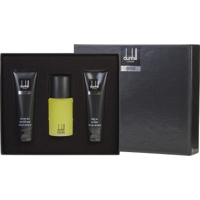 Edt Spray 3.4 Oz & Aftershave Balm 3 Oz & Shower Gel 3 Oz - Dunhill Edition By Alfred Dunhill