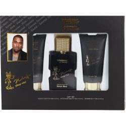 Edt Spray 3.4 Oz & Aftershave Balm 3.4 Oz & Shower Gel 3.4 Oz - Whatever It Takes Kanye West By Whatever It Takes