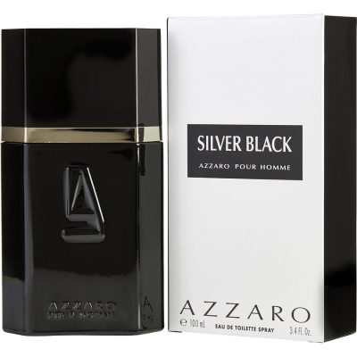 Edt Spray 3.4 Oz - Azzaro Silver Black By Azzaro