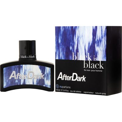 Edt Spray 3.4 Oz - Black Is Black After Dark By Nuparfums
