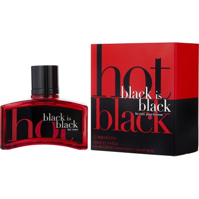 Edt Spray 3.4 Oz - Black Is Black Hot By Nuparfums