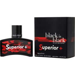 Edt Spray 3.4 Oz - Black Is Black Superior By Nuparfums