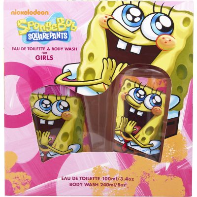 Edt Spray 3.4 Oz & Body Wash 8 Oz - Spongebob Squarepants By Nickelodeon