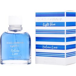 Edt Spray 3.4 Oz - D & G Light Blue Italian Love By Dolce & Gabbana