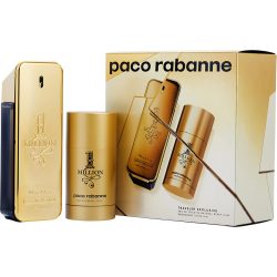 Edt Spray 3.4 Oz & Deodorant Stick 2.5 Oz - Paco Rabanne 1 Million By Paco Rabanne