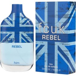 Edt Spray 3.4 Oz - Fcuk Rebel Him By French Connection