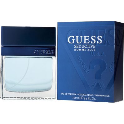 Edt Spray 3.4 Oz - Guess Seductive Homme Blue By Guess
