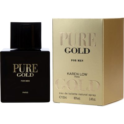 Edt Spray 3.4 Oz - Karen Low Pure Gold By Karen Low
