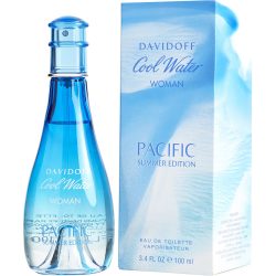 Edt Spray 3.4 Oz (Limited Edition 2017) - Cool Water Pacific Summer By Davidoff