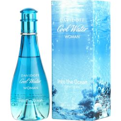 Edt Spray 3.4 Oz (Limited Edition) - Cool Water Into The Ocean By Davidoff